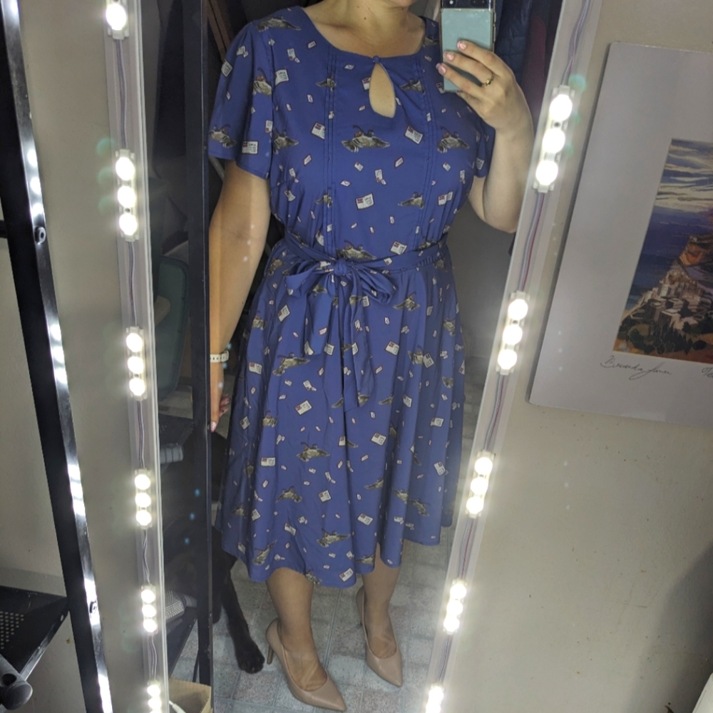 RARE Lindy Bop Mail Pigeon dress